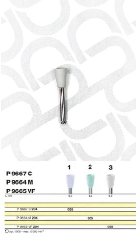 Полировочный бор по композиту 3-я ступень/ P 9665 VF 204.055, Drendel + Zweiling DIAMANT GmbH, Германия